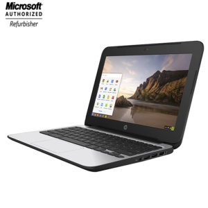 Refurbished-HP Chromebook 11 G4 (2015) Laptop with 11.6 inch Display, Intel Celeron Processor/2nd Gen/4GB RAM/16GB SSD/256MB Intel HD Graphics-Black