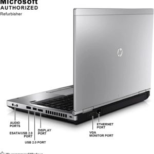 HP Elitebook 8570p Laptop webcam- Core i5 – DVD – Windows 10 pro