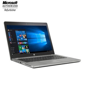 Refurbished-HP EliteBook Folio 9480M (2017) Laptop with 14 inch Display, 4th GEN, Intel HD Graphics 4000, Windows 10 Pro, English Keyboard- Silver