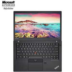 Refurbished-Lenovo ThinkPad T470s Laptop with 14 inch Display, 7th GEN, Intel HD Graphics 620, Windows 10 Pro, English Keyboard- Black